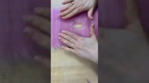 как сделать аккуратные дырочки в войлоке?