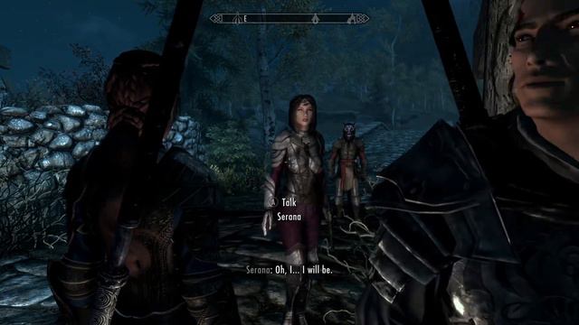 SKYRIM: Kaidan and Serana Bonding! смотреть онлайн