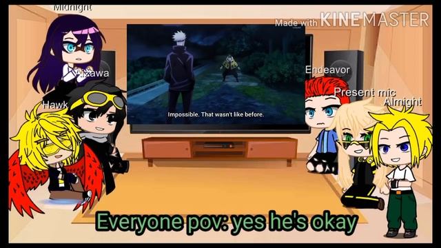 Part3 pro heroes react to deku future as gojo смотреть онлайн