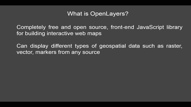 Openlayers 6 Tutorial 1 - Introduction to Openlayers