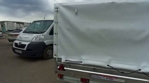 Двухосный прицеп легковой МЗСА 817738.001 с ЕВРО тентом. ЦЛП АРИВА