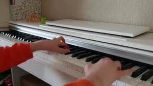 Будущий виртуоз игры на фортепиано! Этюд К. Лешхорна