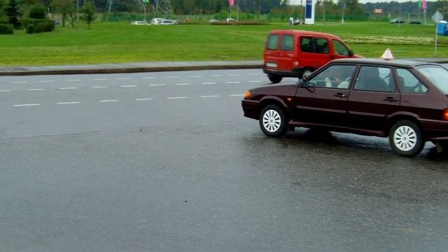 Разворот на Т-образном перекрестке