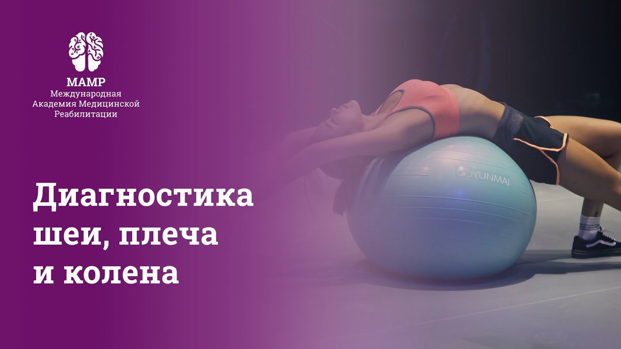 Диагностика и методики реабилитации шеи, плечевого пояса и коленного сустава. Эфир с экспертами МАМР