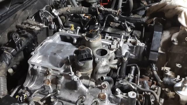Глушим егр на двигателе 1VD-FTV 4500CC Toyota Land Cruiser (200) смотреть онлайн