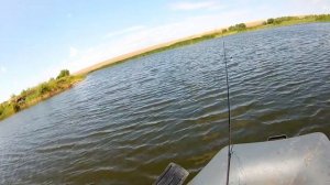 Бешеный клев щуки-травянки. Рыбалка от первого лица.