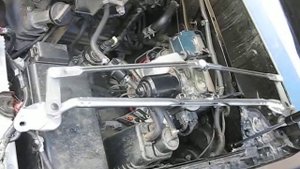 Трапеция стеклоочистителя 85150-60260 на автомобиле Toyota Land Cruiser 120.