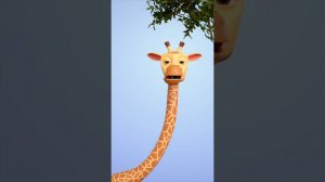 Como as girafas se alimentam? | Vídeos educativos para crianças | HeyKids #shorts