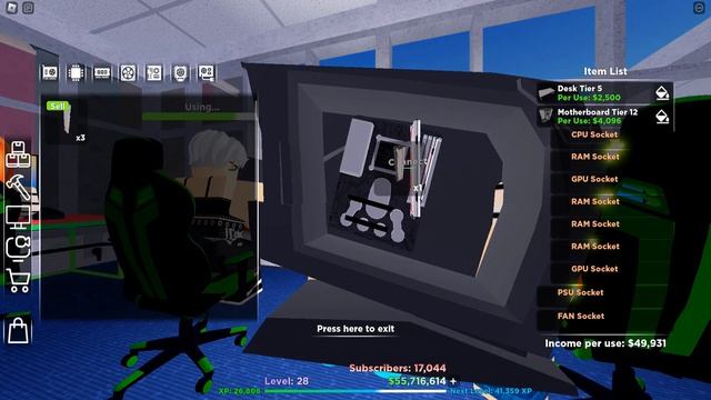 YouTuber UPDATE! In BUILD A GAMING PC 2 Roblox смотреть онлайн