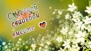 С Медной свадьбой вместе 7 лет