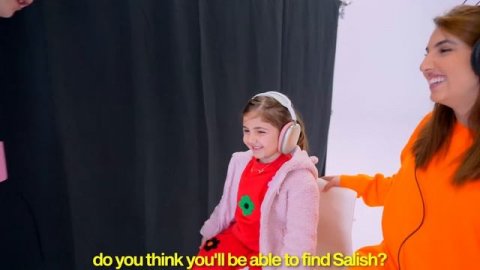 My Daughter Tries to Find Her Bestfriend Blindfolded! ft/ Jordan Matter