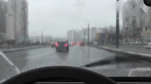 Трогание на Механике с Перекрестка в плотном потоке.