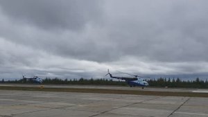 Полёты МИ-8 и МИ-171 в Мирном (UERR) в день воздушного флота 21.08.2022 (4K).mkv