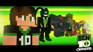 Бен 10: Омниверс заставка в стиле майнкрафта | Ben 10 OMNIVERSE MINECRAFT