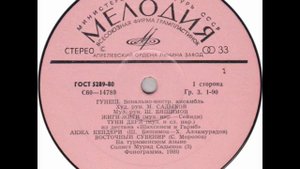 ВИА "Гунеш" - диск-гигант 1980 г.