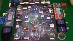 Играем в настольную игру Тираны Подземья. Колода Нежити и колода Демонов.