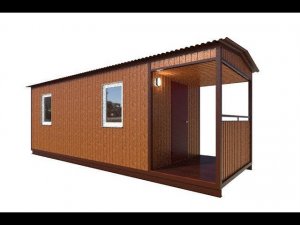 Внутренняя отделка бытовки-дачного домика 7000*2400мм