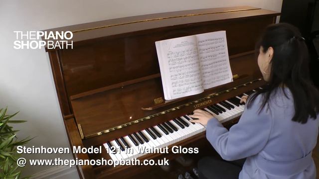 Steinhoven 121 Upright Piano in Walnut Gloss @ The Piano Shop, Bath смотреть онлайн