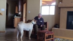 My Dad With Our Dog