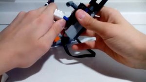 Самоделка миниган из лего техник очень круто!!!!