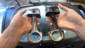 Чистка поршней АКВАБЛАСТОМ, результат ШОКИРОВАЛ!