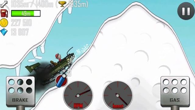 Арктическая пещера Супер внедорожник Hill Climb Racing Super offroad Arctic cave 1572 m смотреть онлайн