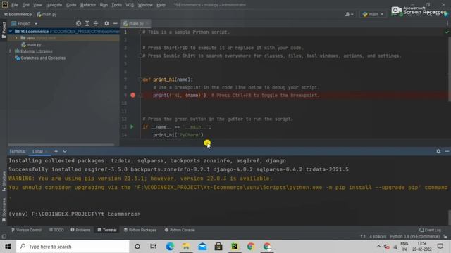 #1 How to Setup a Django Project in PyCharm #multivendor #ecommerce #python3