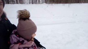 С горки с папой