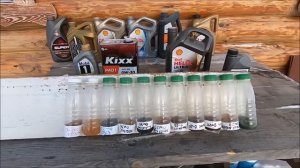 -38° Мороза! Тест Текучести Моторных Масел Вязкостью 0W- Shell Mobil1 Honda Castrol Kixx Idemitsu