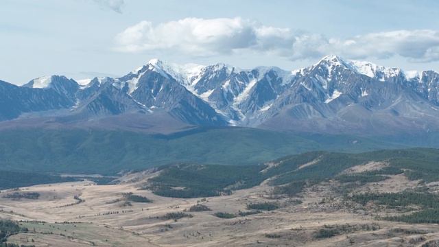 Алтай. Курайская степь и северо-Чуйский хребет