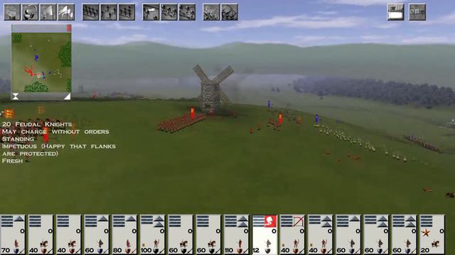 England 100 Years War The Battle of Crecy Medieval Total War смотреть онлайн