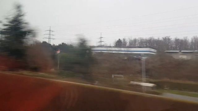 Train ride from Cologne( Köln ) to Dusseldorf Germany смотреть онлайн