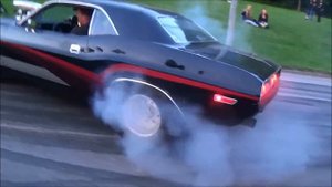 Bad-Ass BLOWN 1970 Dodge Challenger BURNOUTS!