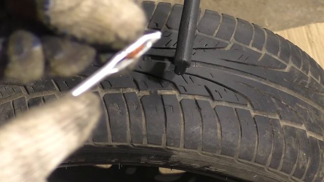 Ремонт бескамерной шины за 5 минут своими руками. смотреть онлайн