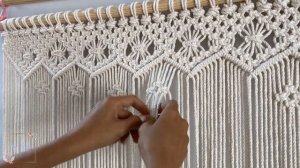 DIY Macramé Basic Window Curtain/ Window Screen