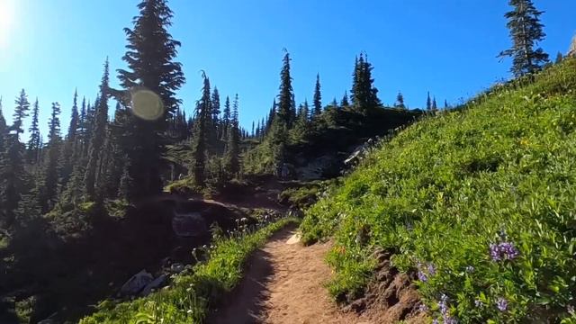Naches Peak Loop Hike, Chinook Pass, WA, Family Friendly, 3.2 miles смотреть онлайн