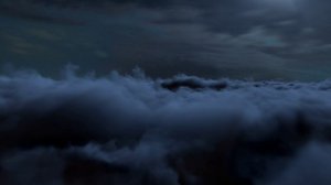 Бесплатный Видео Футаж Облака Ночью - Полёт через облака.  Бесконечный Бесшовный цикл версия 01
