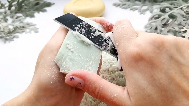 Cutting dry soap. Camay. ASMR. Резка сухого мыла смотреть онлайн