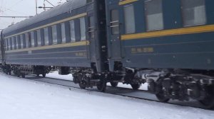 Электровоз ЭП1-072 с поездом 0043 КЖД Москва - Пекин