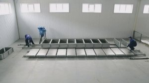 Конвейерная мини-линия для производства газобетона от компании «АлтайСтройМаш» (HD)