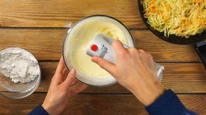 Заливной пирог с капустой на кефире – рецепт в духовке