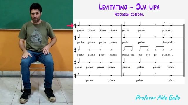 Levitating - Dua Lipa percusión corporal  percusioncorporal dualipa levitating ritmo
