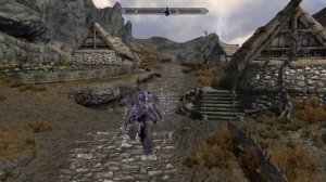 Flying from Whiterun to Markarth - Elder Scrolls V Skyrim Flight Mod