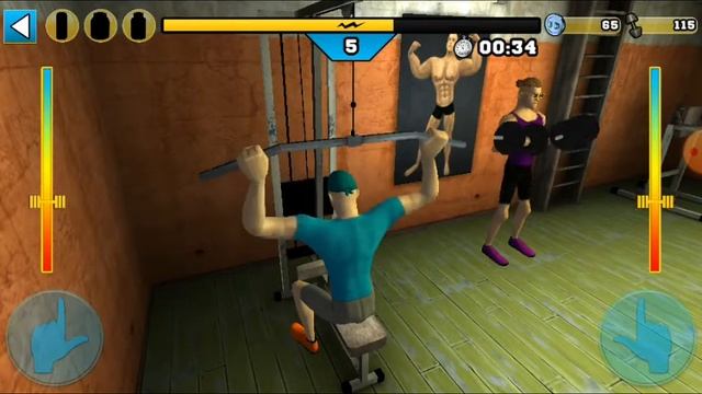 Играю в игру! Fitness Gym  3 часть