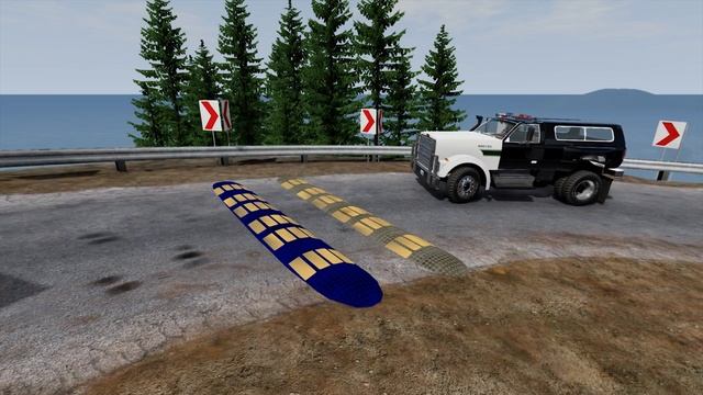 Cars vs Speed bumps #49 - BeamNG Drive ☆ beamng-cars TV смотреть онлайн