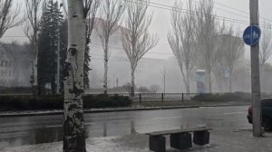 Центр Донецка под обстрелом из Градов.