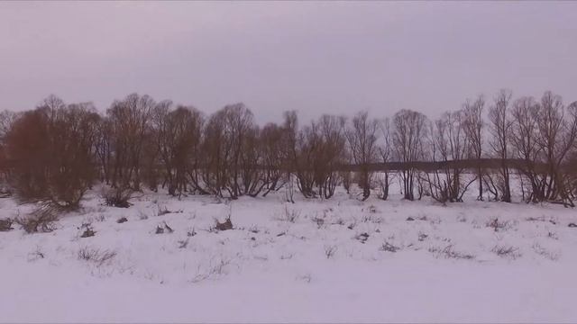 Можайское водохранилище зимой с птичьего полёта смотреть онлайн