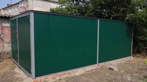 Производство Гаражей Пеналов из профнастила как бизнес идея