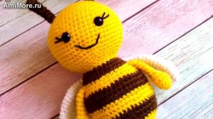 Амигуруми: схема Пчёлка. Игрушки вязаные крючком - Free crochet patterns.