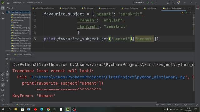 Dictionaries in Python | Working with Key-Value Pairs | Python Tutorials For Beginners In Hindi #27